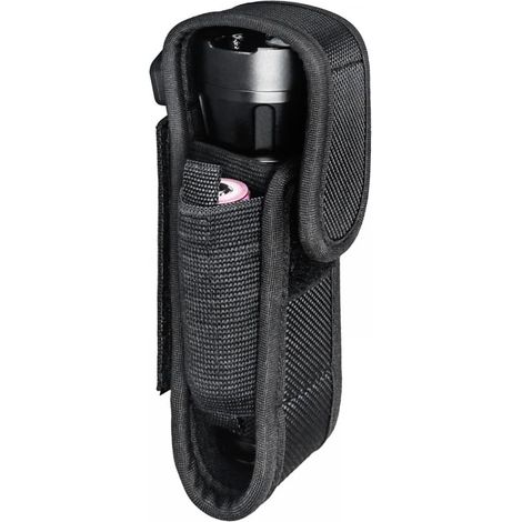Pochette Lampe Poche, Pochette Ceinture Lampe Poche Verticale en Nylon pour Étui Lampe Poche Tactique pour Ceinture Sécurité Militaire Police (1/5)