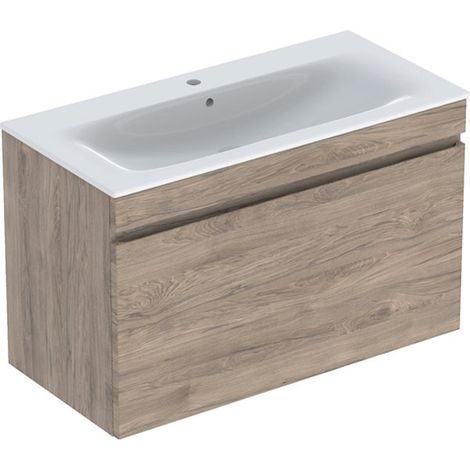 Geberit Renova Plan ensemble lavabos avec meuble sous lavabo, 1
