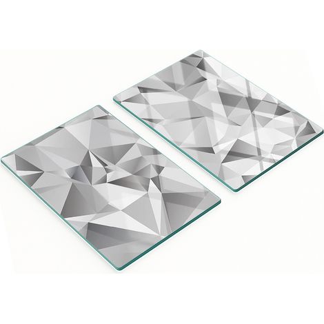 Tableros decorativos multifuncionales para cocina, de vidrio templado 3D, 2x40x52 cm. (1/5)
