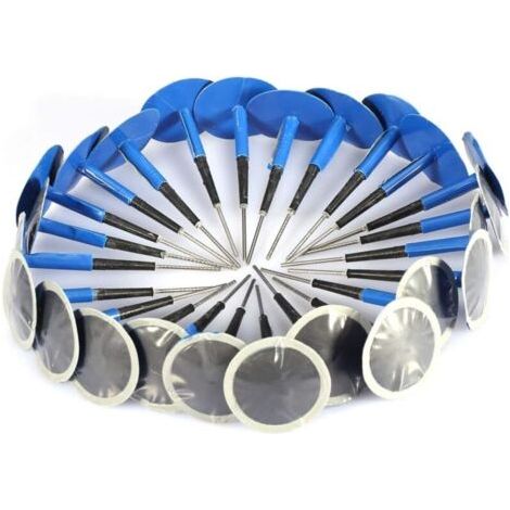 Kit de réparation de pneu Tubeless, 24 PC de réparation universelle de crevaison de pneu sans chambre à air de moto de voiture pour voitures, motos, véhicules électriques, etc. (Taille : 36 x 4 mm) (1/5)