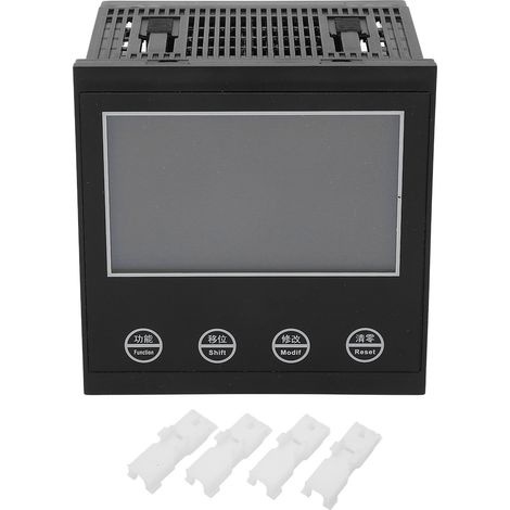 Compteur numérique multifonction 8 chiffres, minuteur pour convoyeur à bande, AC 100-240V, mesure de rouleaux pour ligne d'assemblage (1/5)