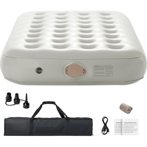 Mophorn Twin-Luftmatratze mit Rahmen – Aufblasbare Matratze für 1 Person mit Pumpe und Rolltasche, schnelles Aufblasen (2 Minuten), 300 lbs – Stützendes Luftbett für Zuhause, Gäste und Camping