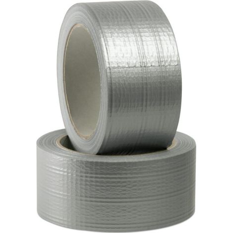 NASTRO MULTIUSO AMERICANO EXTRA FORTE 25M x 50MM ARGENTO IN TELA PER RIPARAZIONI
