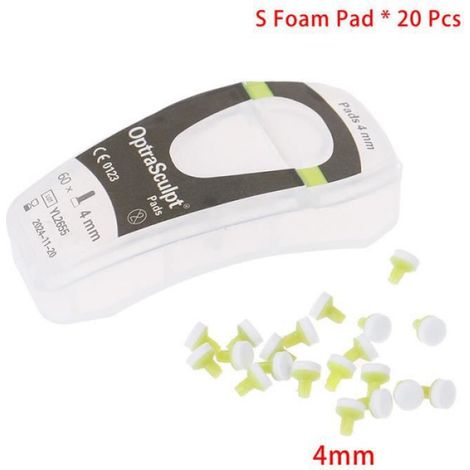 Spatule de remplissage en résine composite,instruments dentaires,manche Assad,coussinets en mousse,Optra Sculpt- 20pcs foam pad[B]