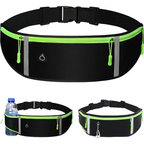 Ceinture de course, sac banane pour hommes et femmes, imperméable, pour la course à pied, le sport, la marche, le fitness, le jogging, compatible avec tous les téléphones portables (1/5)
