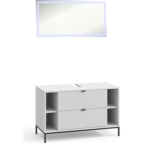 Conjunto de muebles de baño Eliza, Blanco, 2 partes, Vicco (1/5)