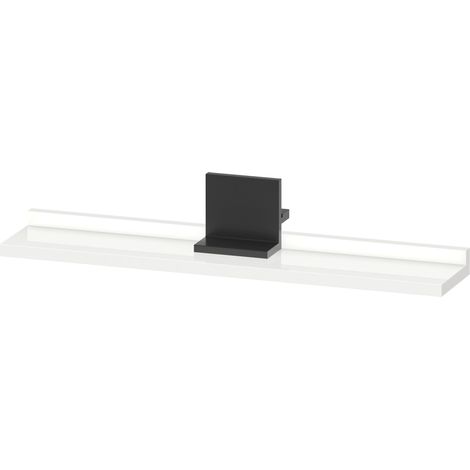 Duravit Sivida Ablage, Halterung Diamantschwarz Matt, (1/3)