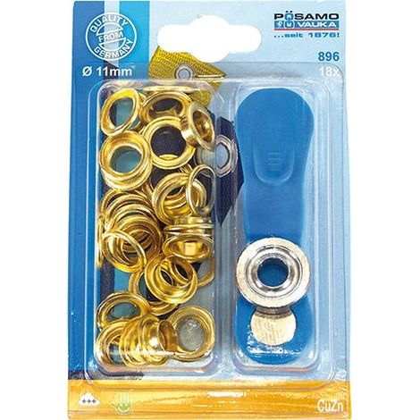 PÖSAMO se u. Sch. MS-vern. (SB) 11,0mm a 18 Stück (1/2)