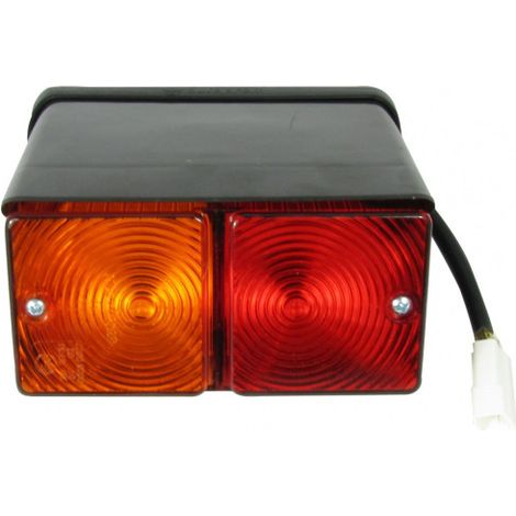 Linke Rückleuchte, Brems- und Positionslicht mit Blinker für Traktor, passend für Case/IH, Fiat, Ford, 81844441, D3NN13405B