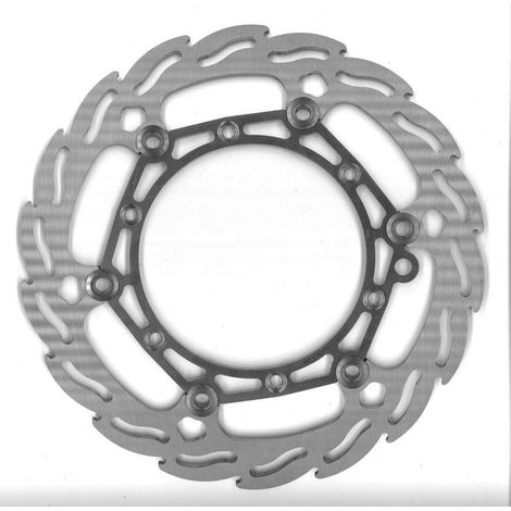 Disco de freno delantero flotante Moto-Master Flame para KTM 2T/4T '91-21, Husaberg, Husqvarna, Gas-Gas '21, 260 mm