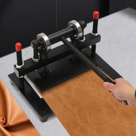 Machine manuelle de découpe et de gaufrage du cuir, presse de découpe pour cuir, plastique et plaques de caoutchouc, presse à plaques d'acier de 12 mm, gaufrage 360 x 270 mm
