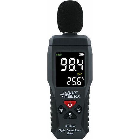 Enregistreur de Niveau Sonore Testeur du Bruit Sonomètre Audionumérique Sonomètre 30-130dB Luxmètre (1/5)