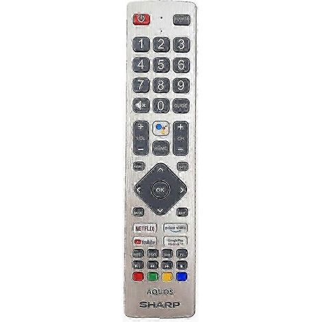 Ersatzfernbedienung für Sharp Aquos Voice 40BL2EA 2020 Fernseher, kompatibel mit Sprachfernbedienung, Infrarot-Controller für 40-Zoll-Fernseher, Ersatzzubehör (1/4)
