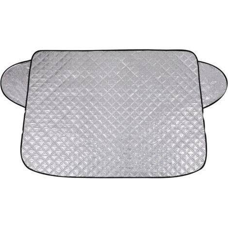 Housse Pare-Brise - Aluminium Composite 3 Couches - Universelle Pour Berlines Et SUV - Protection Contre Neige Glace Soleil UV - 230 x 145 cm