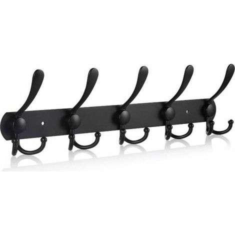 Cintres en acier inoxydable, cintres en acier inoxydable, cintres pour peignoirs, cintres muraux, cintres muraux, cintres (1/5)