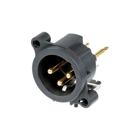 Base XLR Macho 3Pin NC3MAV