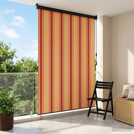 vidaXL Store enrouleur Multicolore 160 x 250 cm Tissu et Aluminium