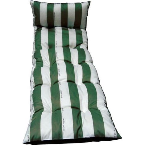 JARDIN PRIVE Bain de soleil Flocons Cancale Jp - 180 x 56 x 10 cm - Vert