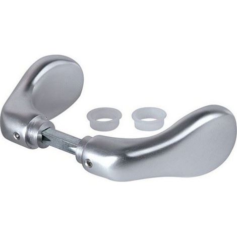 Locinox – Poignées doubles en aluminium pour carré de 8mm – Longueur 90mm – Esthétique et robustesse pour projets d'amélioration maison
