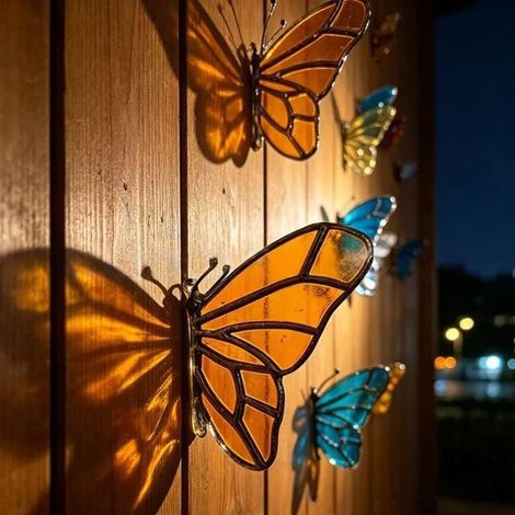 Un nouveau produit fantaisiste, créatif et portable : Décoration papillon - Décoration murale papillon