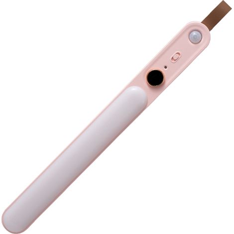 Veilleuse à détecteur de mouvement, barre lumineuse magnétique sensible à la présence humaine pour chambre, couloir, camping, tente, roseate (1/5)