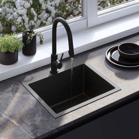 KITCHEN SINK REA LEO 50 BLACK