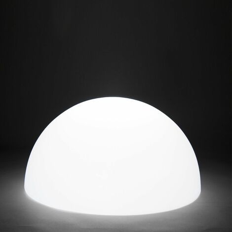 Lampada semisferica luce bianca in polietilene mod. Babymoon Ø 40 cm (1/2)