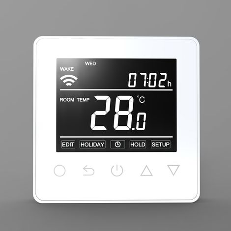 Thermostat Bernstein ET61W White für elektrische Fußbodenheizung mit TWIN-Technologie Steuerung über Smartphone (1/5)