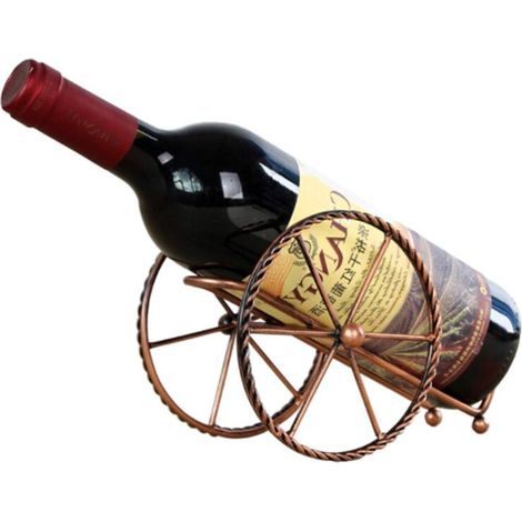 Weinregal aus Metall, Tisch-Weinflaschenständer, Aufbewahrungsregal für Flaschen aus Metall