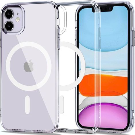 Tech-Protect MagMat MagSafe Hülle für iPhone 11 - Transparent (1/5)