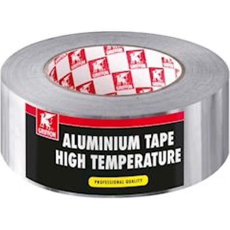 Ruban adhésif aluminium thermorésistant - Le rouleau de 20m x 10cm