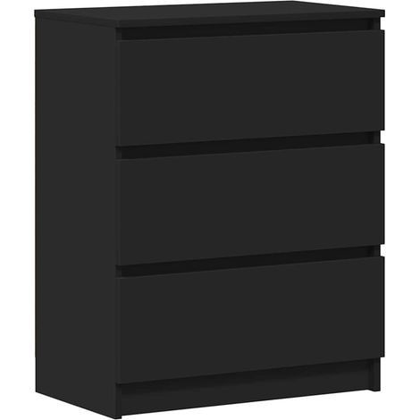 Maison Exclusive - Credenza Nera 60x35x76 cm in Legno Multistrato