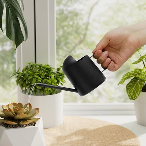 Petit arrosoir en Acier Inoxydable pour Plantes d'intérieur et d'extérieur - Long Bec verseur - 283,5 g - Jolie décoration pour bonsaï (Bronze)