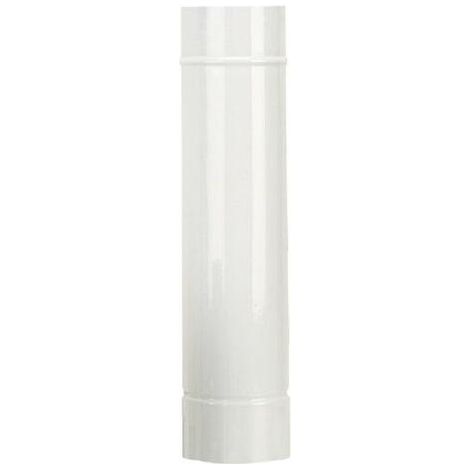 Tubo Smaltato Per Stufe  Cm  50   12 Bianco - In Acciaio Porcellanato (1/3)