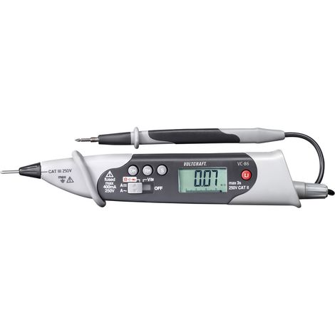 VOLTCRAFT VC-86 Hand-Multimeter digital CAT III 250 V Anzeige (Counts): 4000 (1/5)