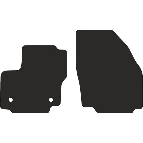 Alfombrillas delanteras de terciopelo BASIC para Ford S-MAX MK1 monovolumen (2012-2015) (1/2)