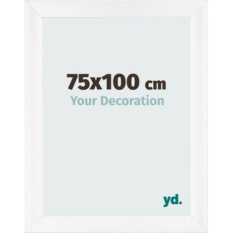 yd. - Cadre photo 75x100 - Blanc Mat - MDF - Pisa (1/5)