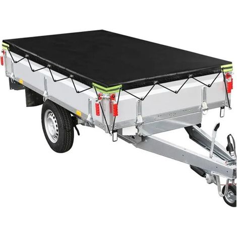 212x123x8cm Bâche de remorque taille 500-750KG (1/4)