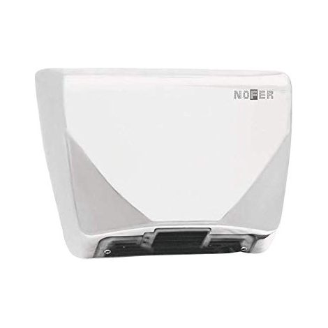 Asciugamano elettrico con sensore fotocellula inox bianco thin nofer 01600.w