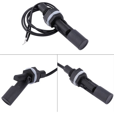 Flüssigkeitsstandsensor mit horizontalem Schwimmerschalter, AC 100V 0,5A 10W, mit 400 mm Kabel, Modell F. (1/5)
