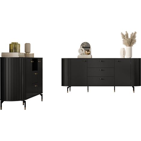 Conjunto de salón Novmono 110, Negro