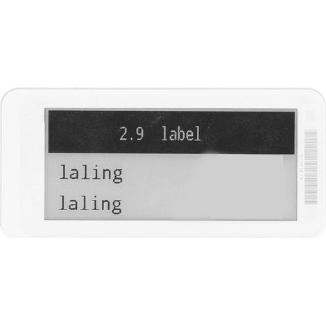 Étiquette électronique de prix ESL écran TFT 2,9 pouces affichage rayon étiquette intelligente Bluetooth basse consommation noir blanc (1/5)