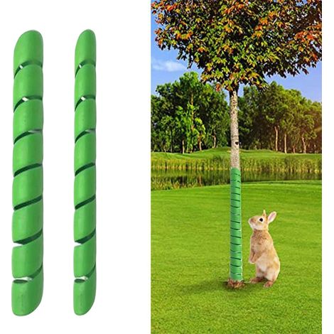 2 Pièces Protecteur de Tronc d'arbre de Plantes Housse de Protection en Plastique Anti-morsure Outils de Protection des Plantes Accessoires de Jardin (1/5)