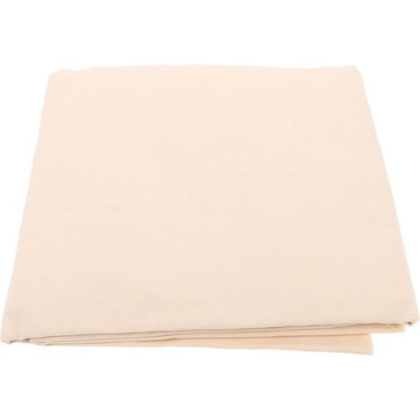 Bâche de Peintre en Coton Blanc, Bâche de Protection Peinture, Lavable et Réutilisable, pour Sol et Meubles (1/5)