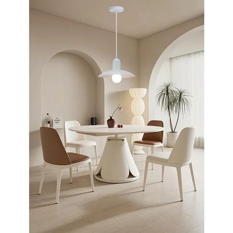 Lustre Suspension Moderne Industriel,E27 Lampe de Plafond Vintage en Metal Abat-jour Design Chapeau 30cm Plafonnier pour Salon (1/5)