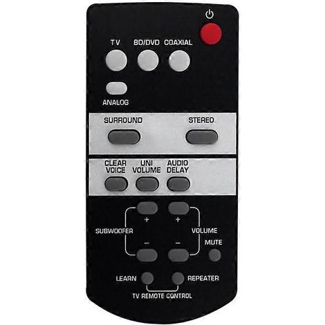 FSR68 ZJ78800 Replace Remote Control for Sound Bar YAS-103 YAS-93 YAS103 YAS93 Black (1/5)