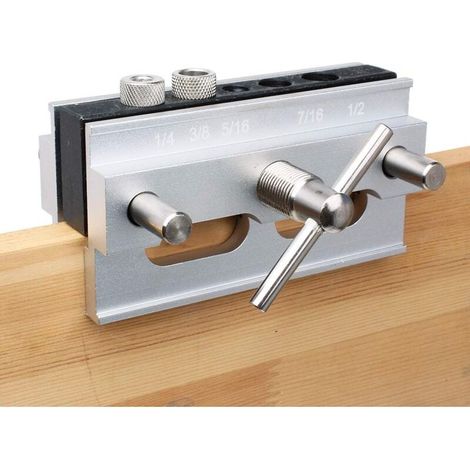 Kit de serrage pour goujon à centrage automatique, ensemble de bagues de guidage pour goujon à bois, outil de joint pour menuiserie