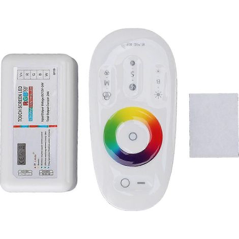 Télécommande LED RF 2,4 GHz sans fil tactile RF pour ruban LED RGB, 1224 V CC. Qualité exceptionnelle. (1/5)