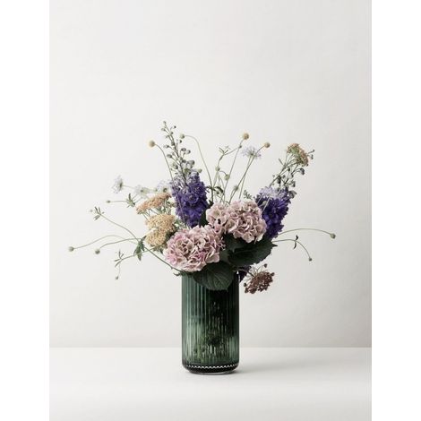 Lyngby grüne Glasvase - 12 cm