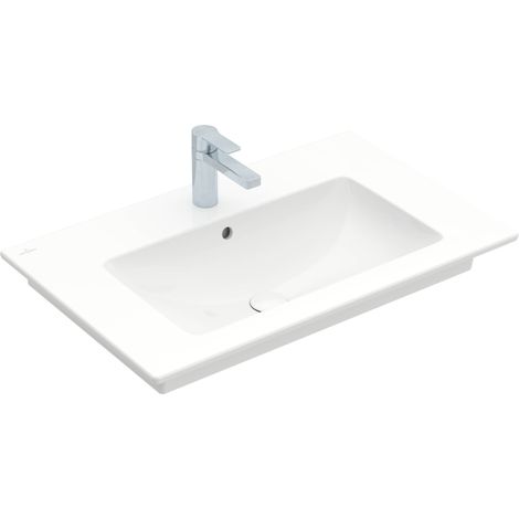 Villeroy & Boch Schrankwaschtisch Venticello 800x500mm rechteckig 1 Hahnloch mit Überlauf Weiß Alpin (1/5)